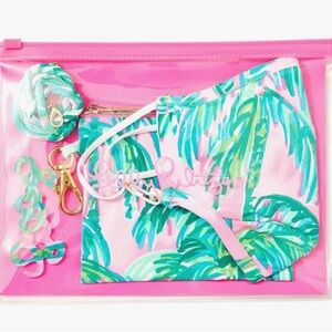 💜Lilly Pulitzer On the Go Mask Set, pink, Adult